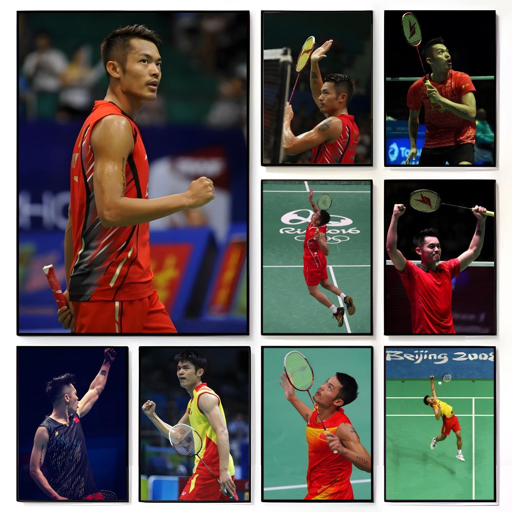 Badminton Legend - badminton legend Lin Dan Poster American