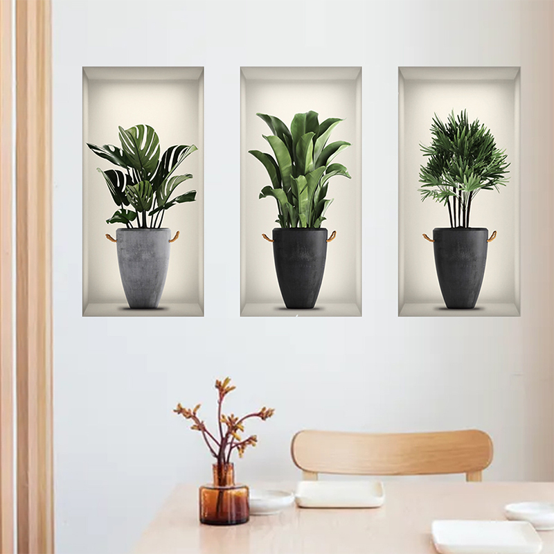 3 Sheets Green Plant Potted Pl - Badminton Live recension och pris