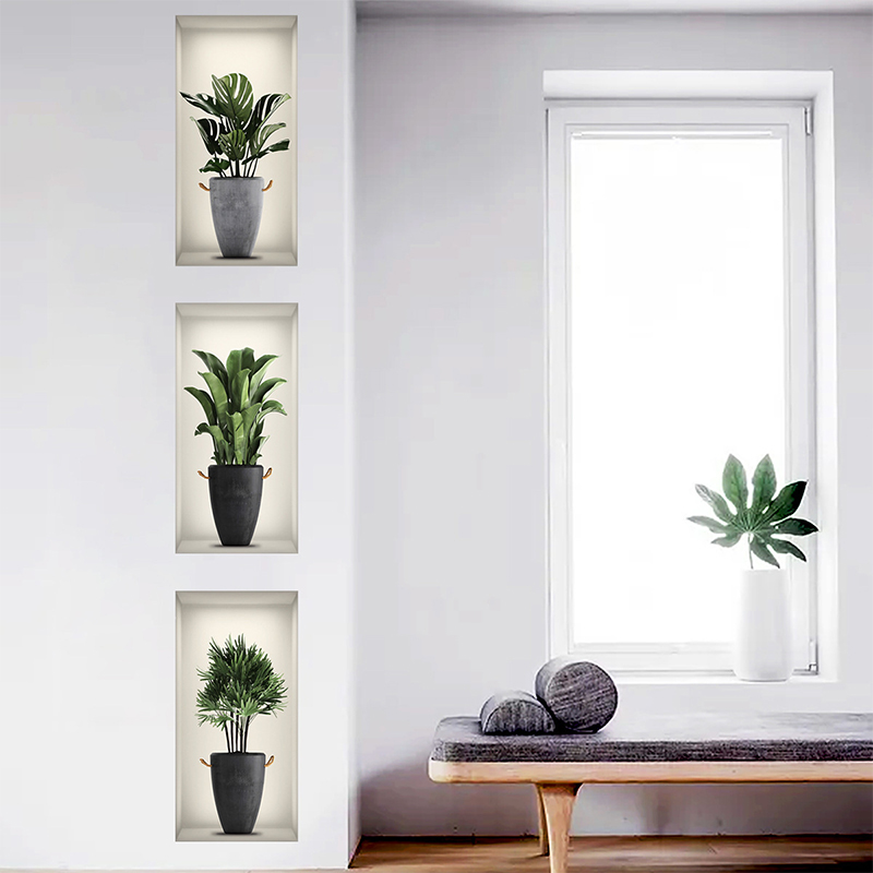 3 Sheets Green Plant Potted Pl - Badminton Live recension och pris