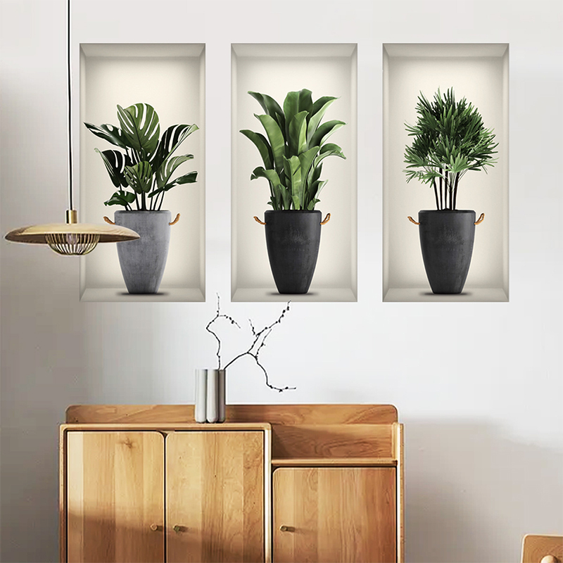 3 Sheets Green Plant Potted Pl - Badminton Live recension och pris