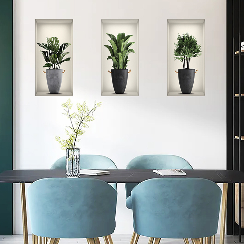 3 Sheets Green Plant Potted Pl - Badminton Live recension och pris