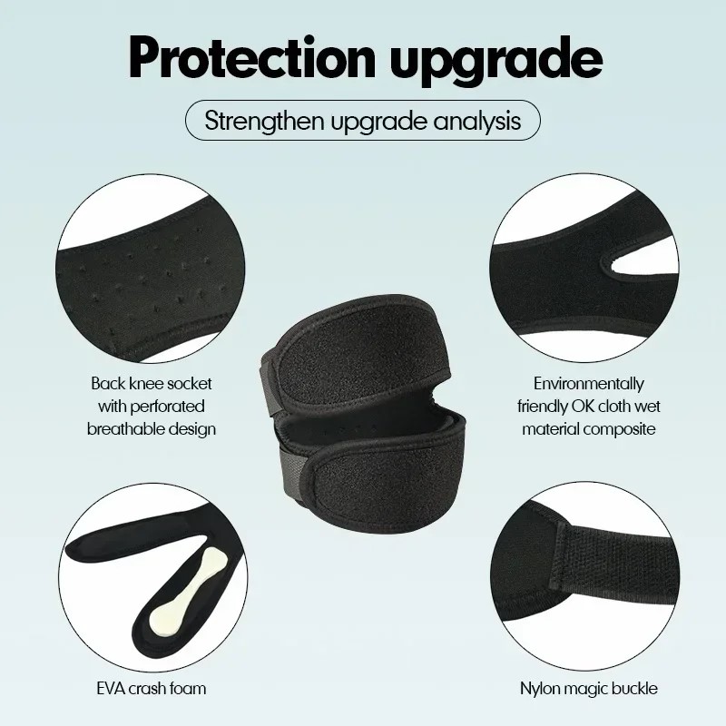 1PC Pressurized Knee Wrap Slee - Knee Brace Badminton recension och pris