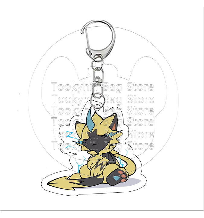 Zeraora  Acrylic Keychain Q Ve - Badminton Meme recension och pris