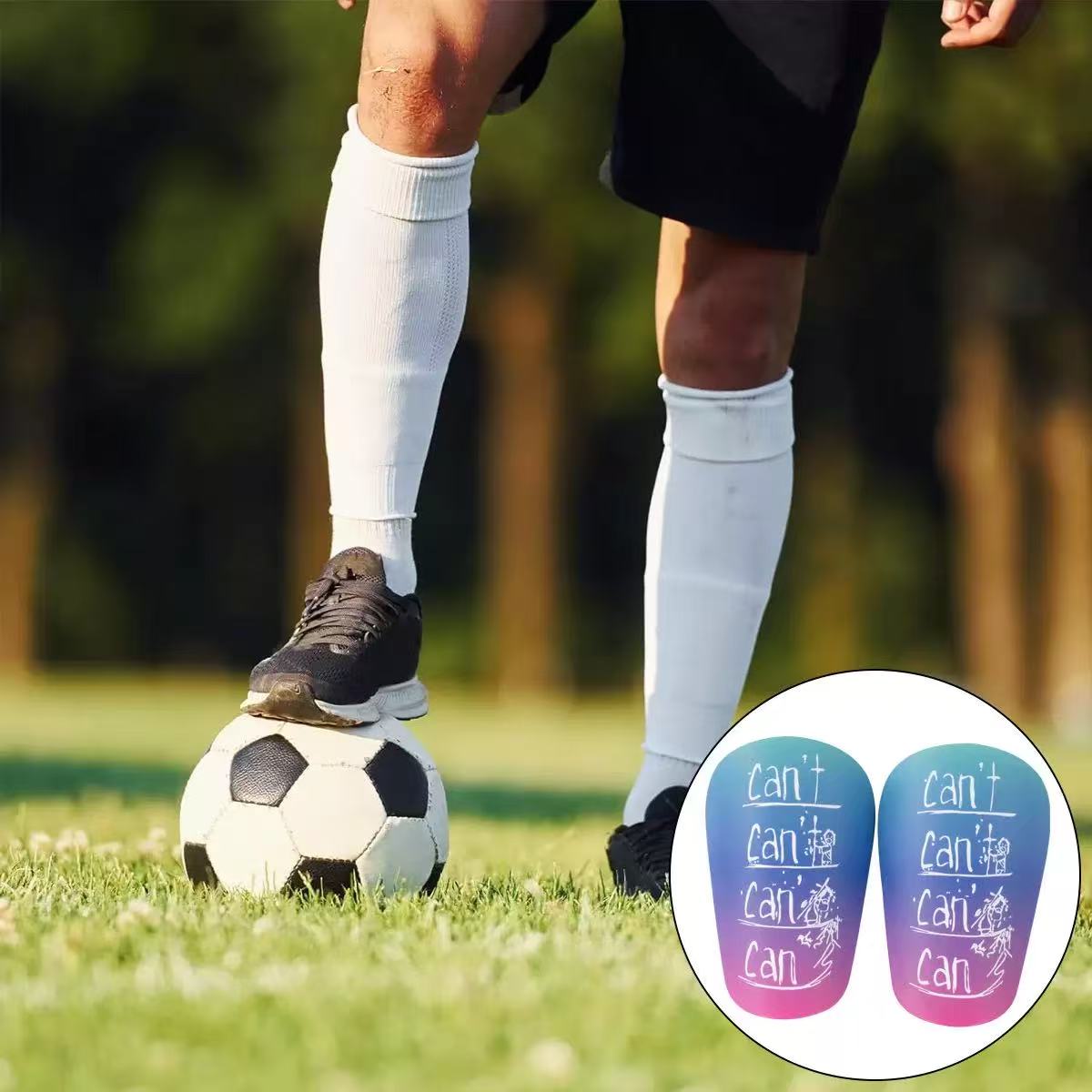 Ultra-Lightweight Soccer Shin  - Knee Brace Badminton recension och pris