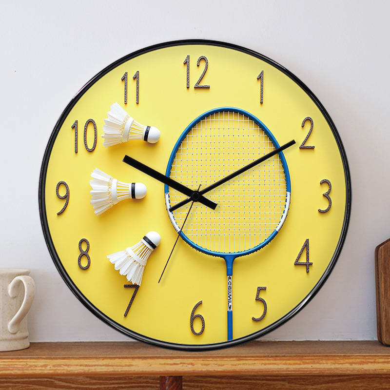 Badminton Hall Wall Clock Gymn - Badminton Live recension och pris