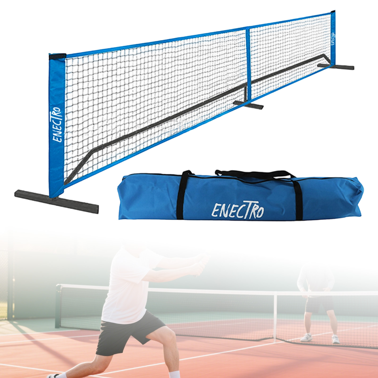 Portable Pickleball Net 6.7m 2 - Badminton Bwf recension och pris