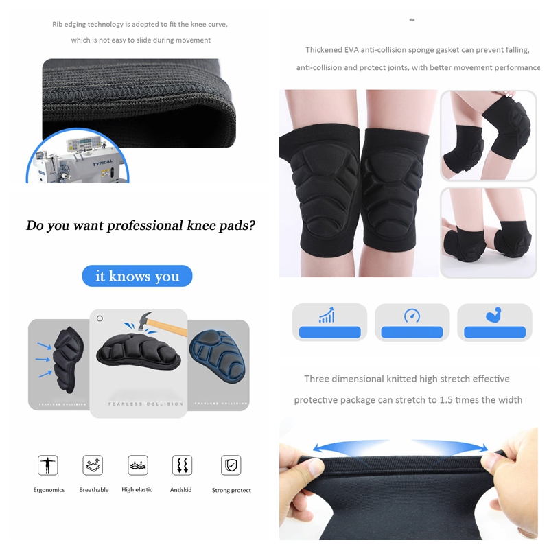 1 Pair Breathable MTB Knee Pro - Knee Brace Badminton recension och pris
