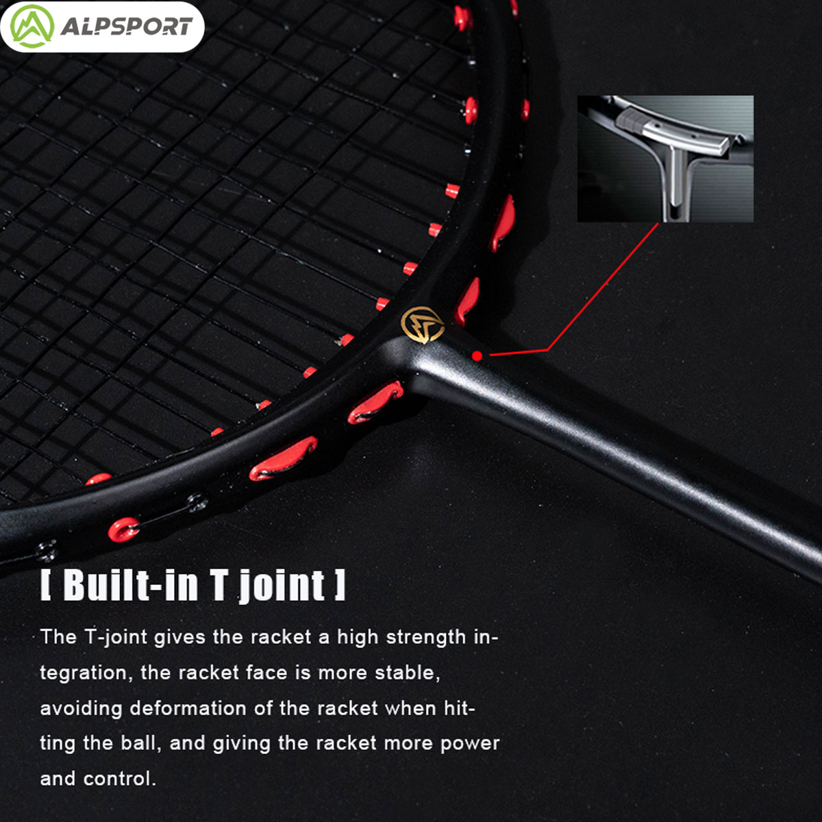 Alpsport MH-V5 5U 75g Wave Leg - Badminton Bwf recension och pris