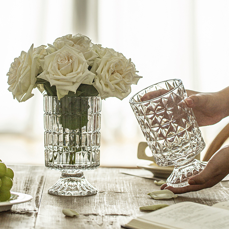 Embossed Vase Glass Crystal Ne - Badminton Live recension och pris