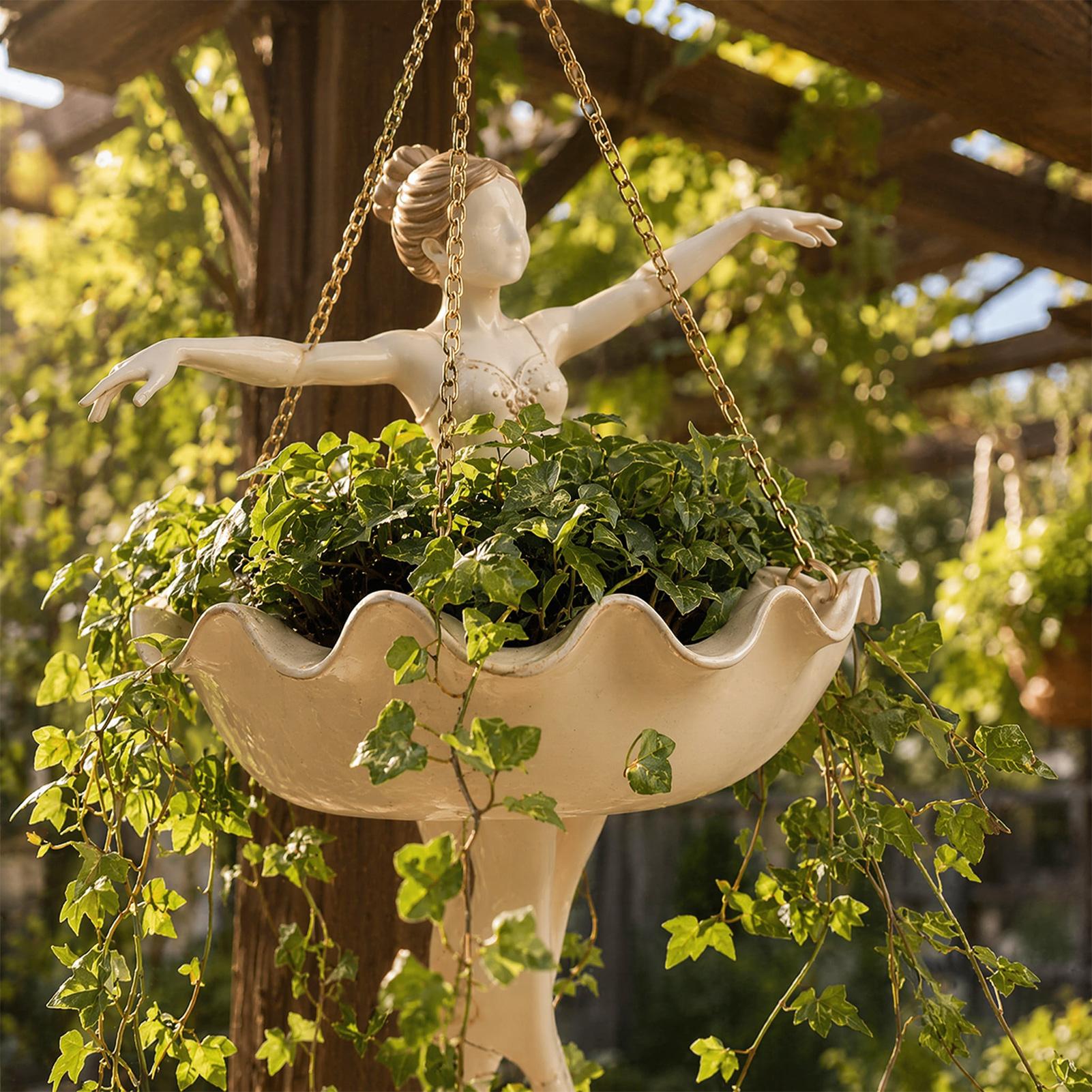 Flower Pot Resin Ballerina Fig - Badminton Live recension och pris