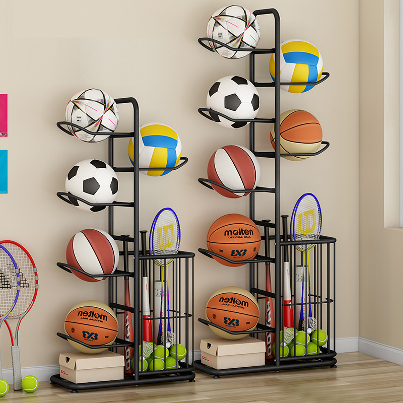 Sports Ball Storage Rack Baske - Badminton Bwf recension och pris