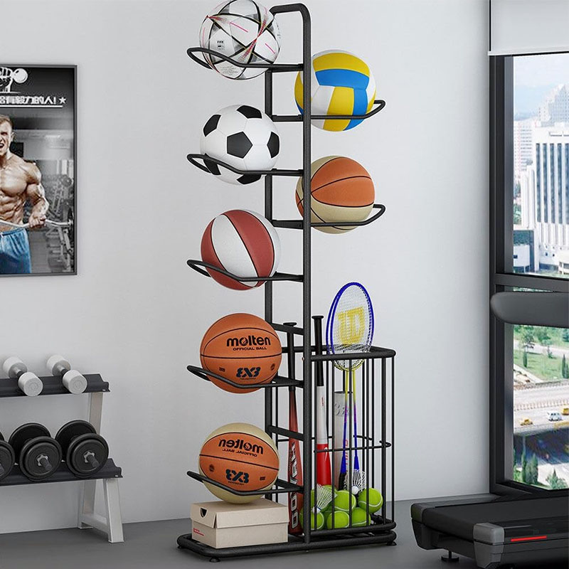 Sports Ball Storage Rack Baske - Badminton Bwf recension och pris