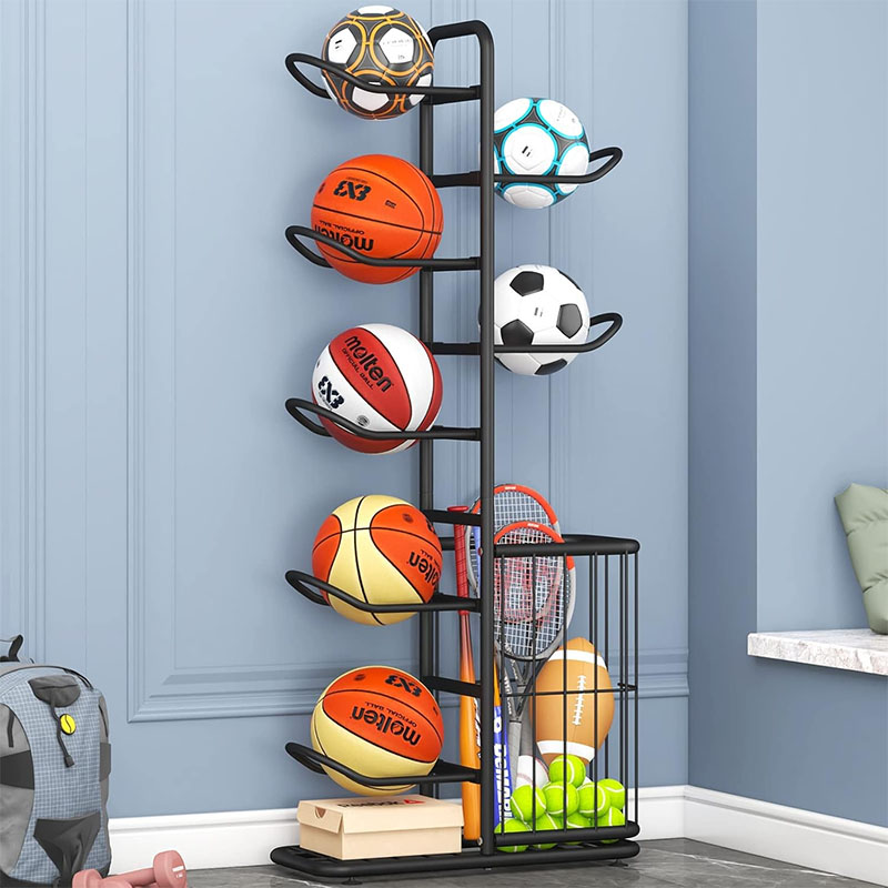 Sports Ball Storage Rack Baske - Badminton Bwf recension och pris