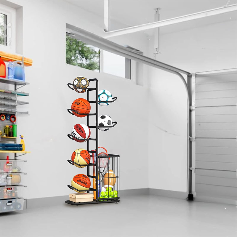 Sports Ball Storage Rack Baske - Badminton Bwf recension och pris