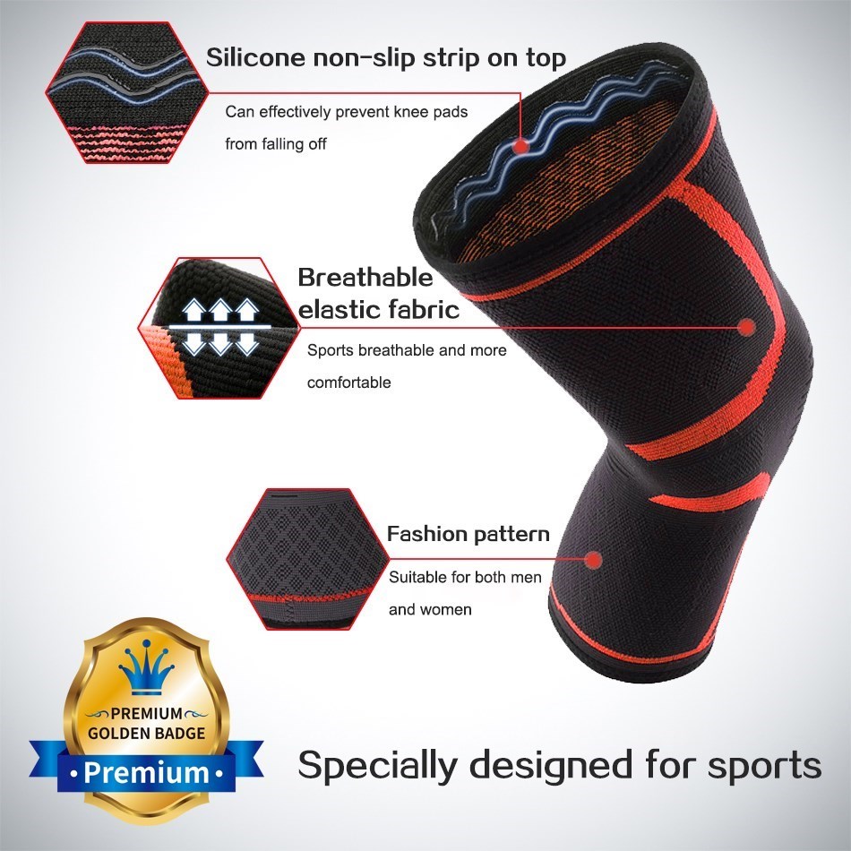 WOSWEIR-1 PC Elastic Knee Pads - Knee Brace Badminton recension och pris